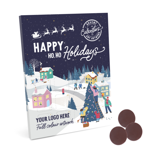 Advent Calendars – Large Advent Calendar – Milk Chocolate Discs