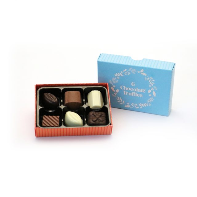 Winter Collection – Midi Truffle Box – x6 Chocolate Truffles