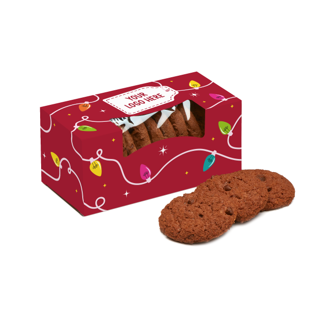 Winter Collection – Eco Biscuit Box – Belgian Chocolate Cookies