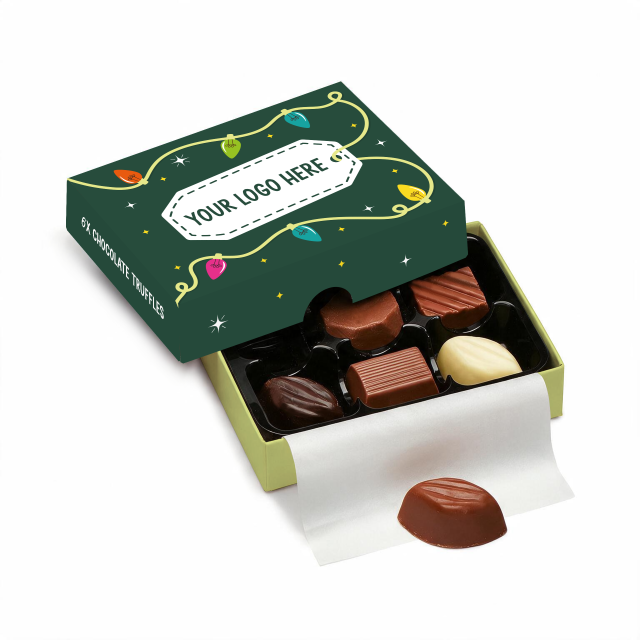 Winter Collection – Midi Truffle Box – 6 Chocolate Truffles